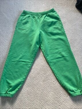 Pangaia Green Sweatpants, size M